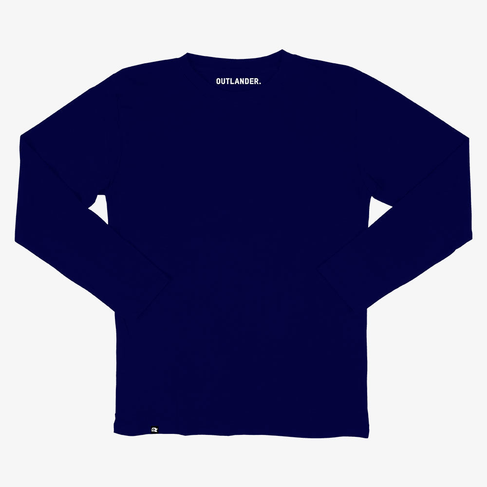 Basic Navy Blue Full Sleeve T-shirt