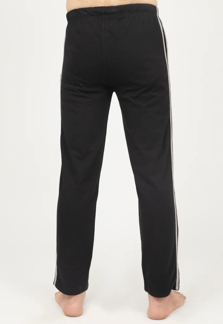 Black Knit Pajama Trouser 1
