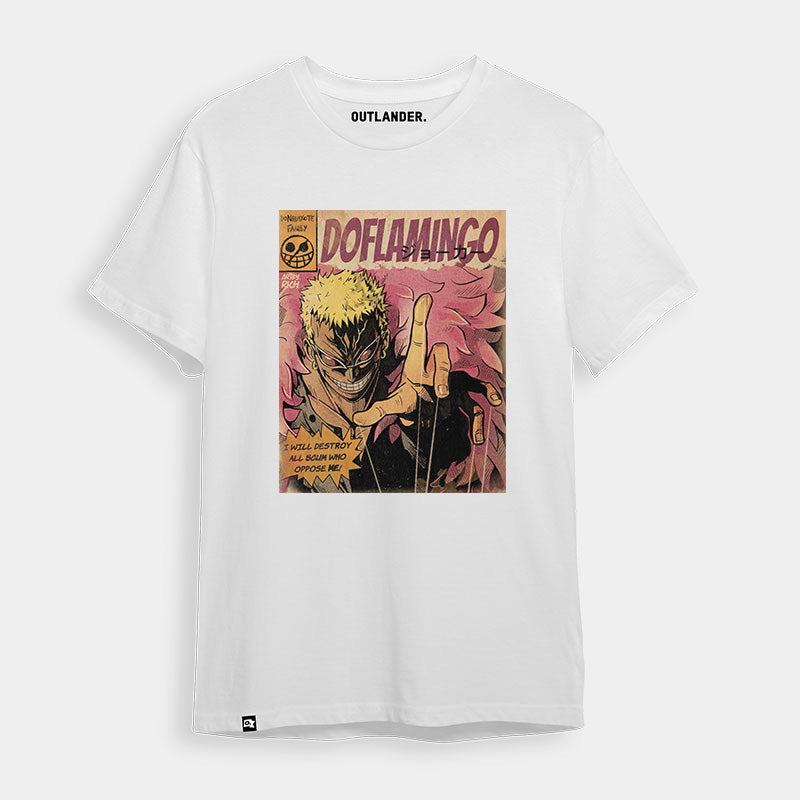 Doflamingo Poster Design Oversized T-shirt 1
