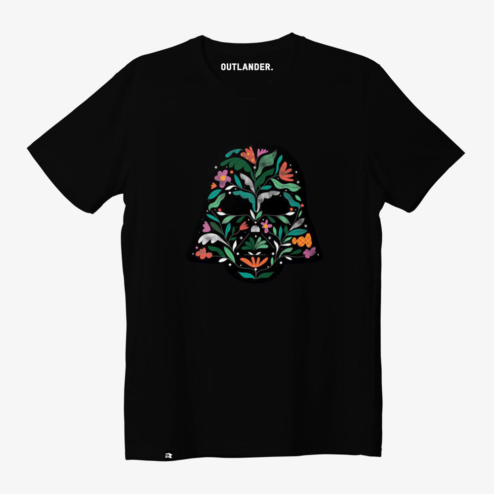 Floral Darth Vader T-shirt B