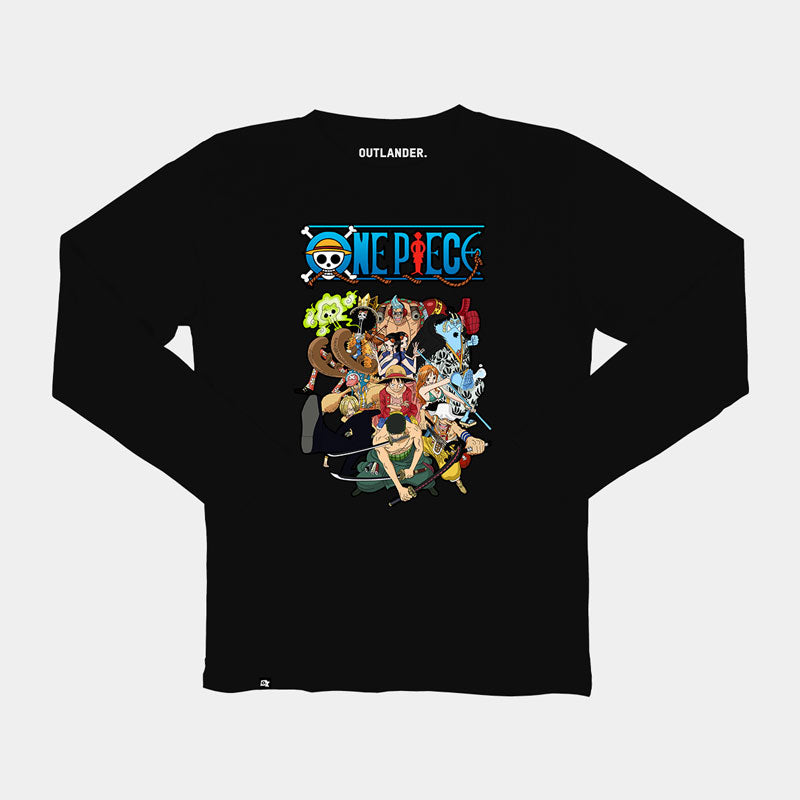 One Piece Straw Hat Crew Full Sleeve T-shirt B