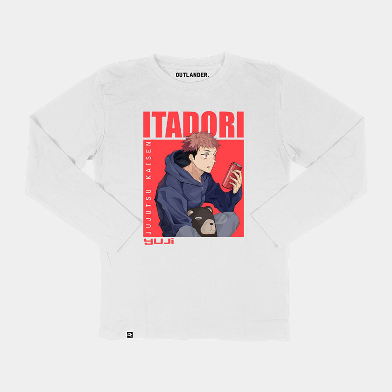 Pink Yuji Itadori Full Sleeve T-shirt W