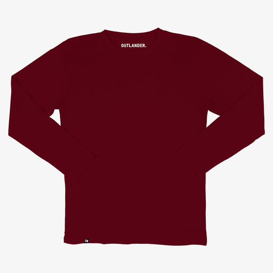 Basic Maroon Full Sleeve T-shirt