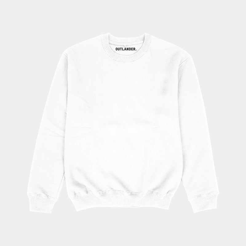 Basic White Sweatshirt