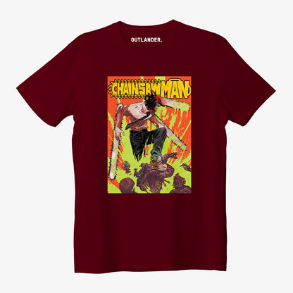 Chainsaw Man Poster Design T-shirt M