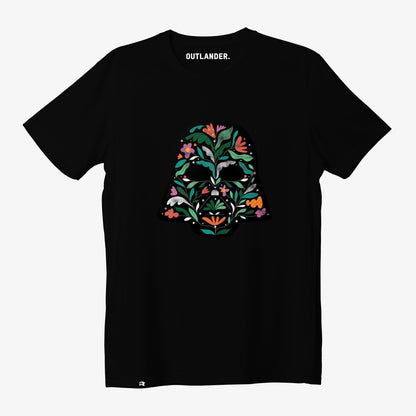 Floral Darth Vader T-shirt