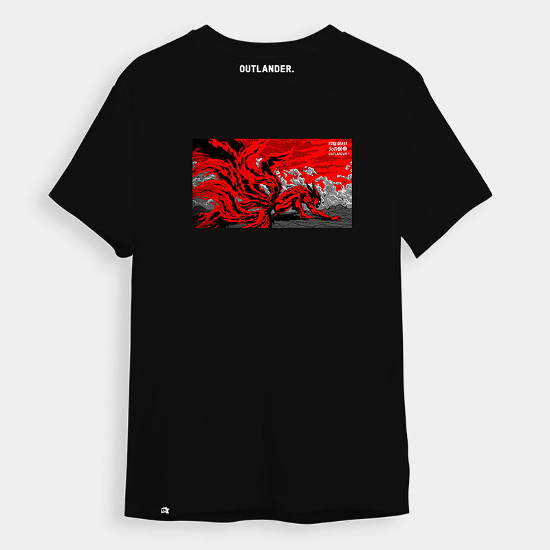 Four Tails Naruto Oversized T-Shirt