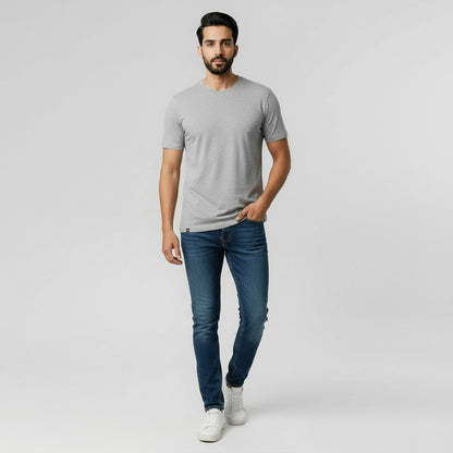 Slim Fit Heather Gray T-shirt