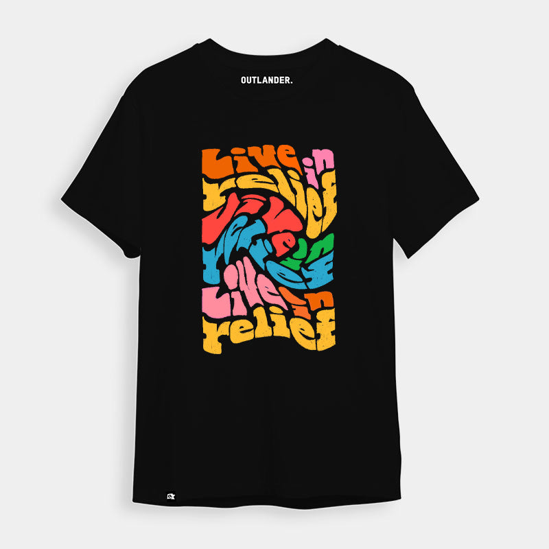 Live in Relief Oversized T-shirt