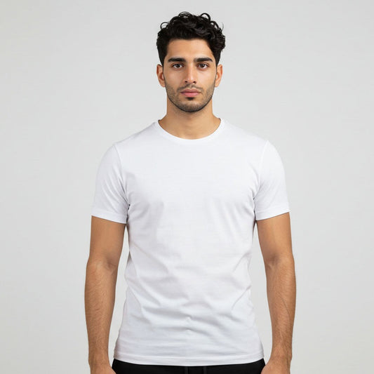 Montage - Slim Fit White T-shirt