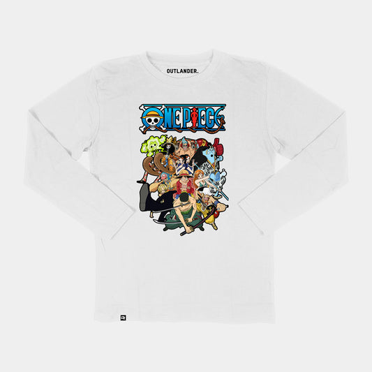 One Piece Straw Hat Crew Full Sleeve T-shirt