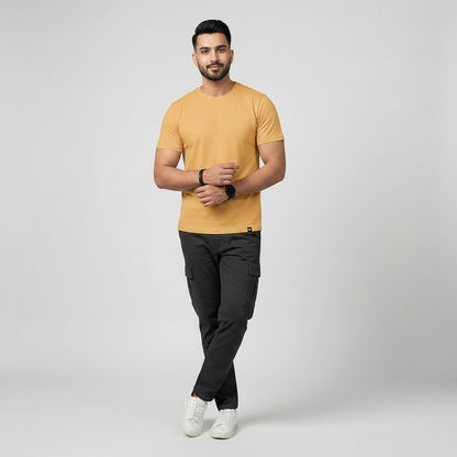 Slim Fit Pastel Orange T-shirt