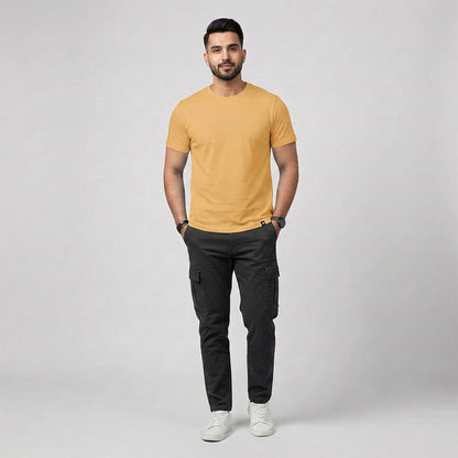 Slim Fit Pastel Orange T-shirt