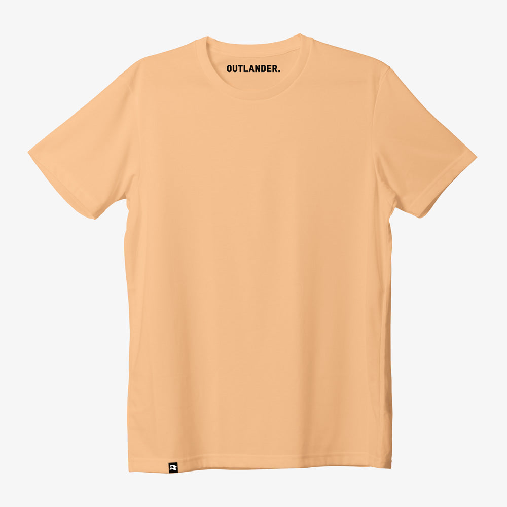 Slim Fit Peach T-shirt