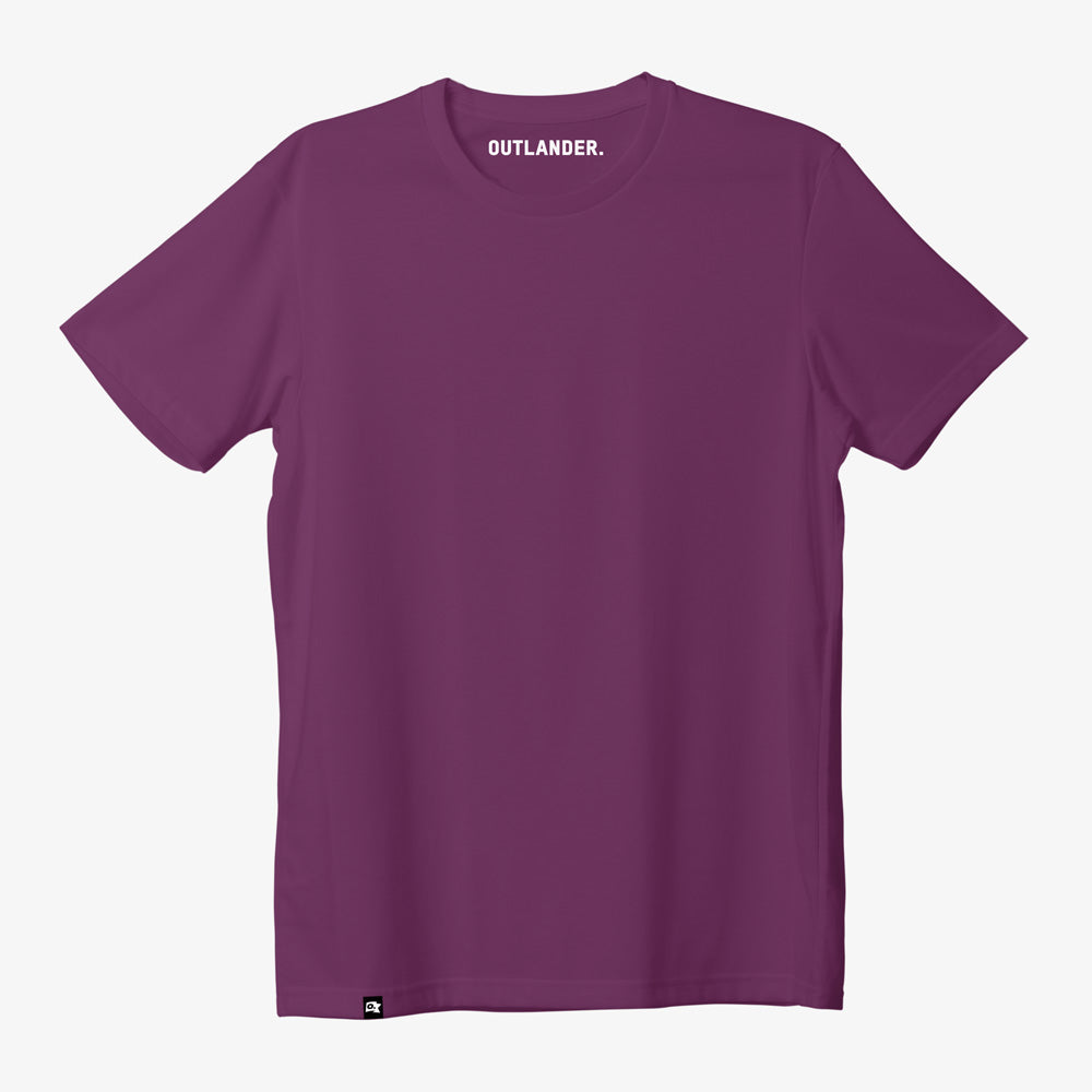 Slim Fit Plum Purple T-shirt