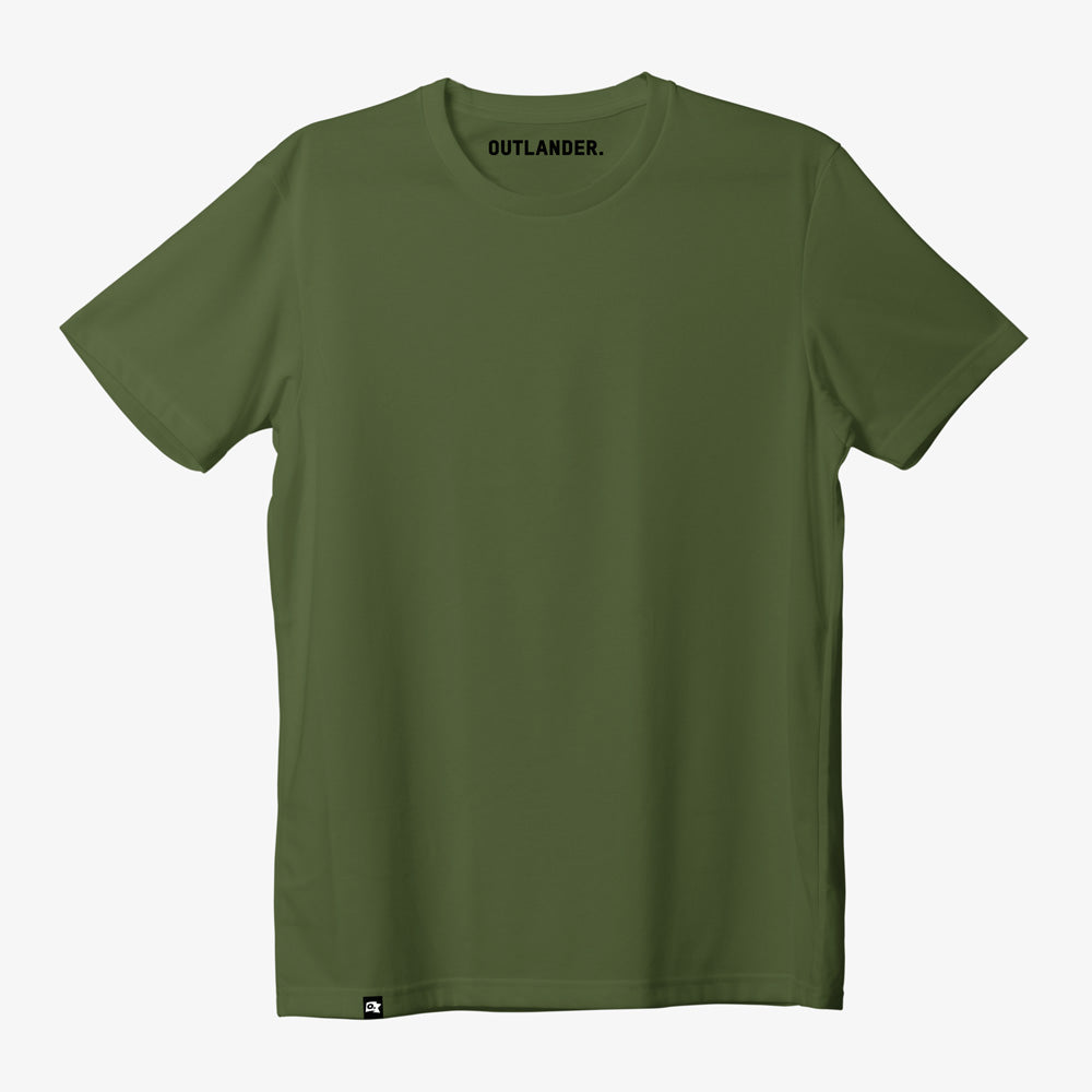 Slim Fit Woodland Green T-shirt