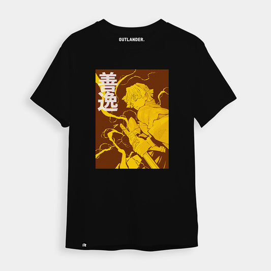 Zenitsu Poster Design Oversized T-shirt