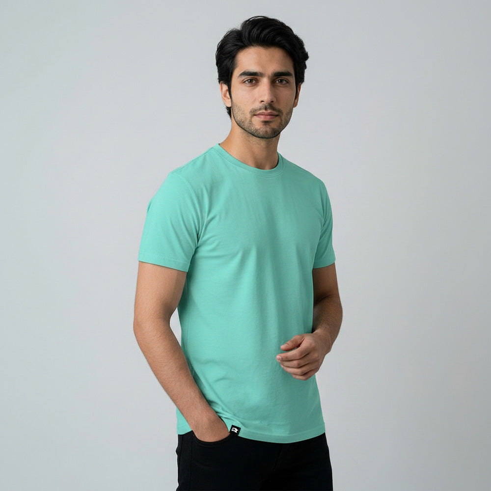 Slim Fit Aquamarine T-shirt