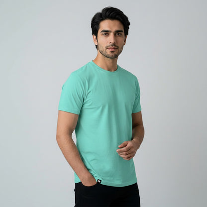 Slim Fit Aquamarine T-shirt