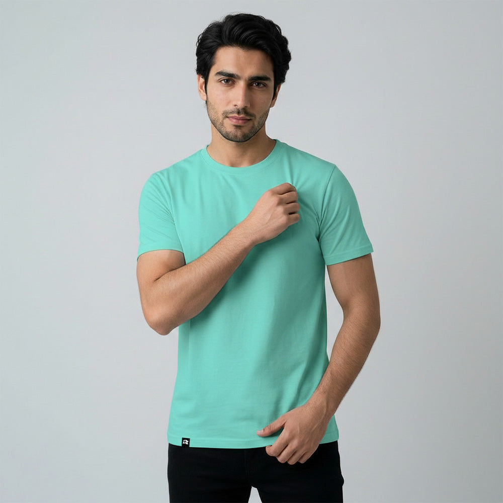 Slim Fit Aquamarine T-shirt