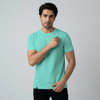 Slim Fit Aquamarine T-shirt