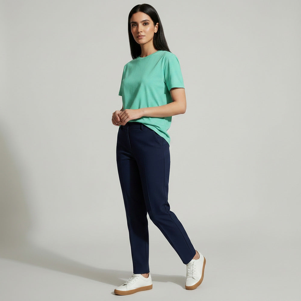 Slim Fit Aquamarine T-shirt