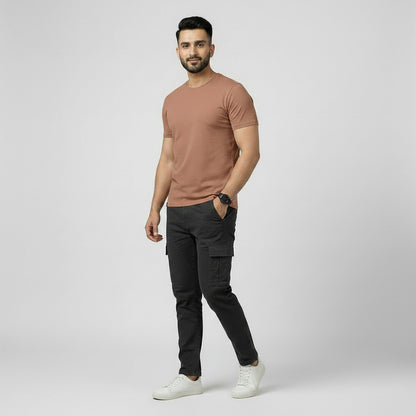 Slim Fit French Beige T-shirt