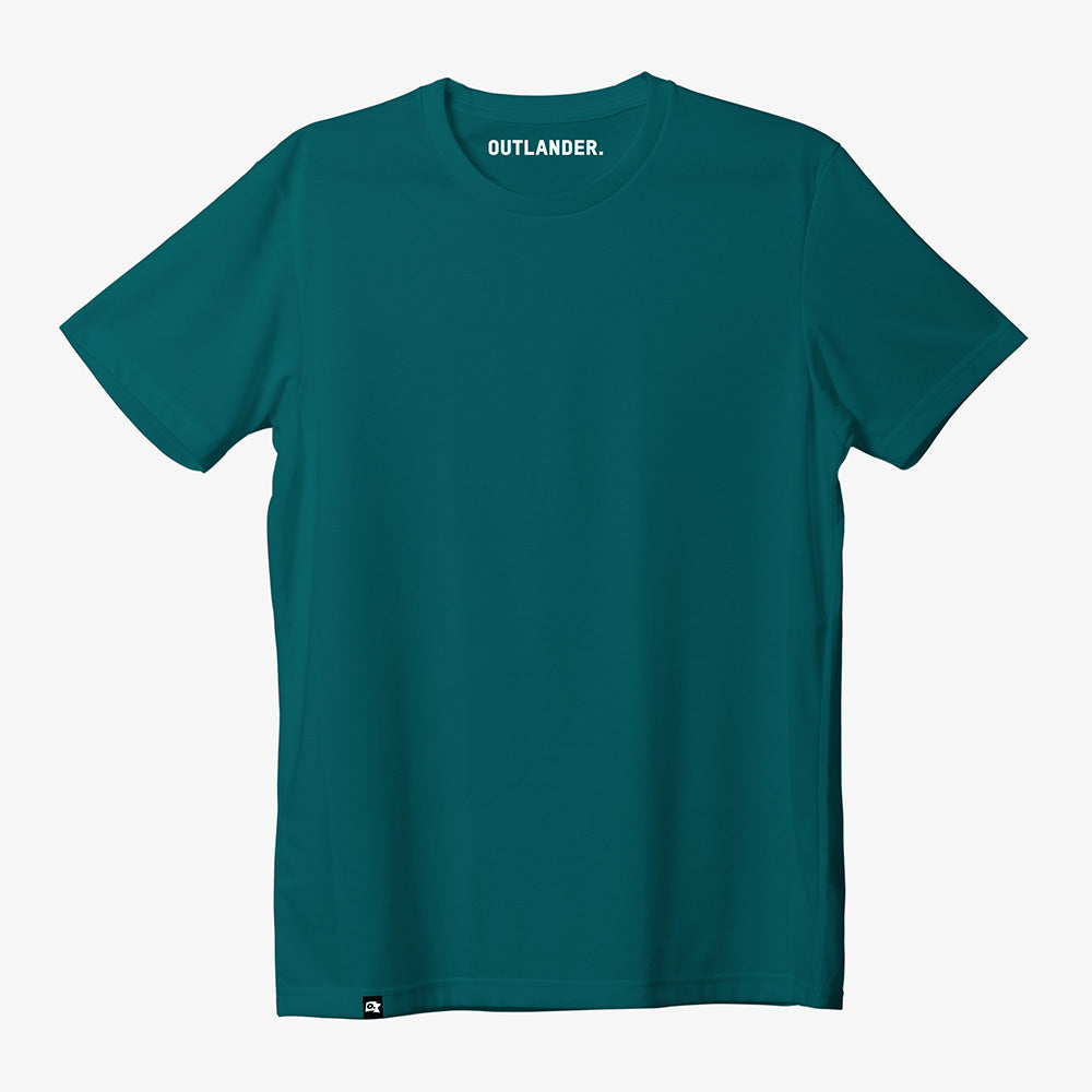 Slim Fit Deep Teal Green T-shirt