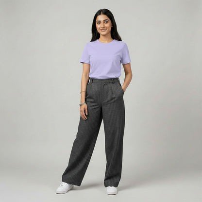 Slim Fit Lilac T-shirt