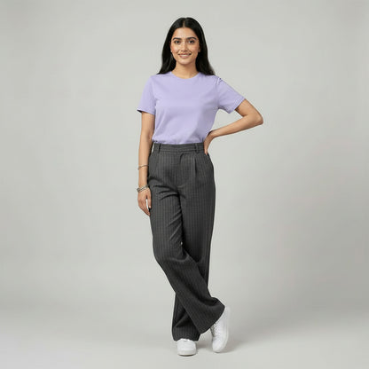 Slim Fit Lilac T-shirt