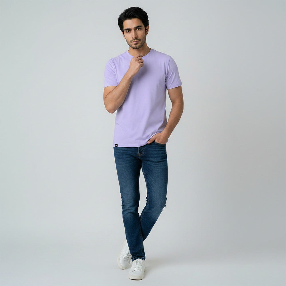 Slim Fit Lilac T-shirt