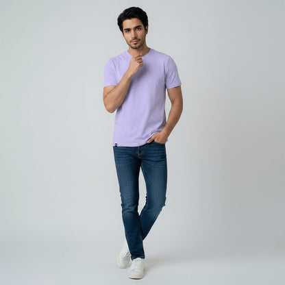 Slim Fit Lilac T-shirt