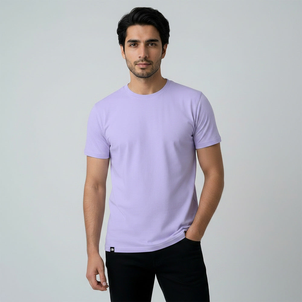 Slim Fit Lilac T-shirt