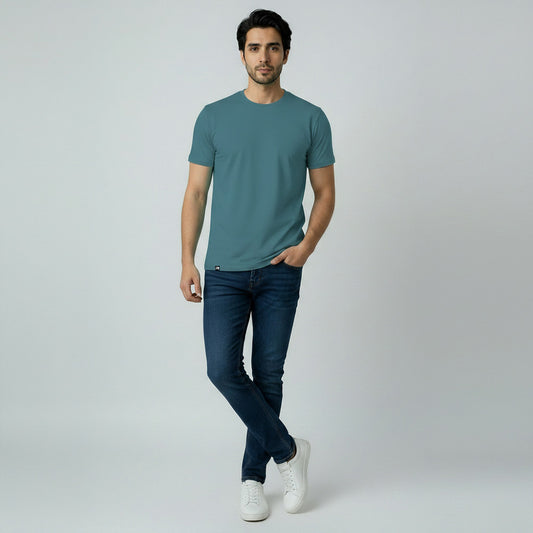 Slim Fit Ming Blue T-shirt
