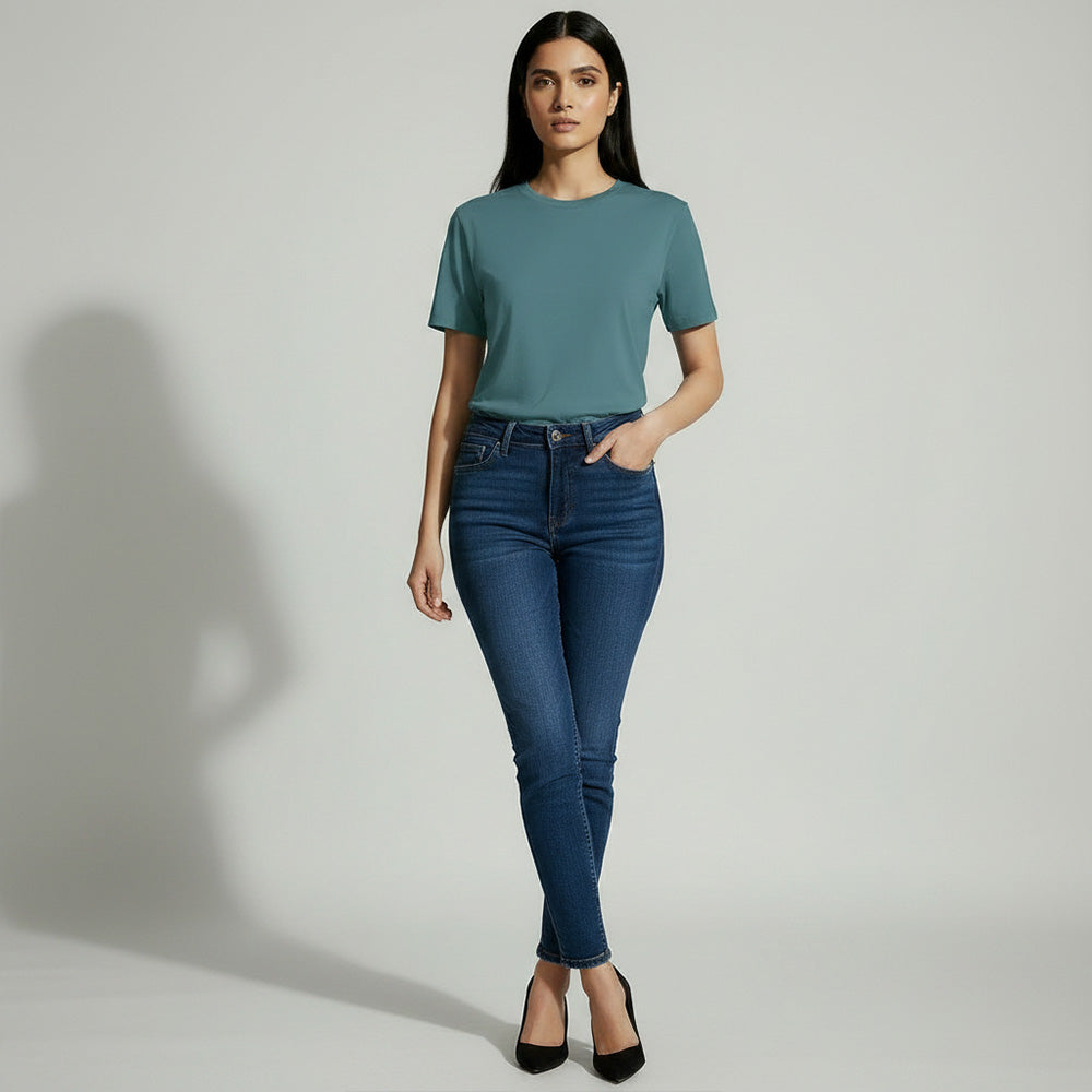 Slim Fit Ming Blue T-shirt