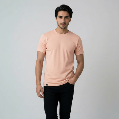 Slim Fit Pastel Pink T-shirt