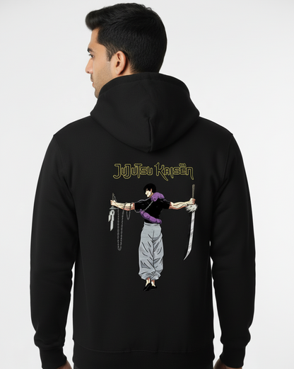 Toji Fushiguro Jujutsu Kaisen Hoodie Back View